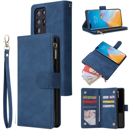 Multifunctional Horizontal Flip Leather Case, with Card Slot & Holder & Zipper Wallet & Photo Frame, For OnePlus 8, For OnePlus 8 Pro, For Huawei P40, For Huawei P40 Pro, For Huawei P40 Lite