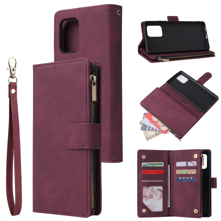 Multifunctional Horizontal Flip Leather Case, with Card Slot & Holder & Zipper Wallet & Photo Frame, For Samsung Galaxy S10 Lite, For Samsung Galaxy S20+, For Galaxy S20+, For Samsung Galaxy S20 Ultra, For Galaxy S20 Ultra, For Samsung Galaxy S20      ...
