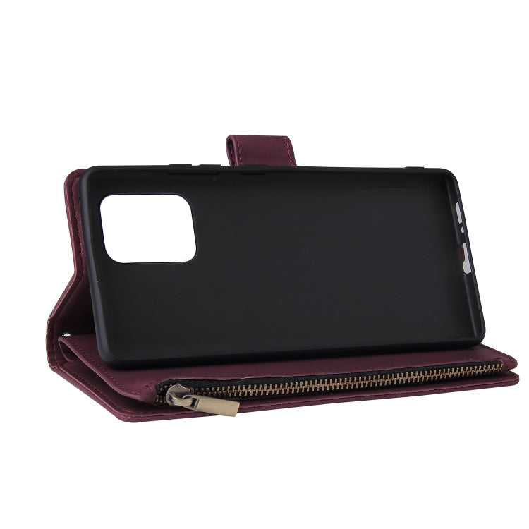 Multifunctional Horizontal Flip Leather Case, with Card Slot & Holder & Zipper Wallet & Photo Frame, For Samsung Galaxy S10 Lite, For Samsung Galaxy S20+, For Galaxy S20+, For Samsung Galaxy S20 Ultra, For Galaxy S20 Ultra, For Samsung Galaxy S20      ...