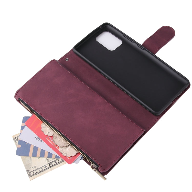 Multifunctional Horizontal Flip Leather Case, with Card Slot & Holder & Zipper Wallet & Photo Frame, For Samsung Galaxy S10 Lite, For Samsung Galaxy S20+, For Galaxy S20+, For Samsung Galaxy S20 Ultra, For Galaxy S20 Ultra, For Samsung Galaxy S20      ...