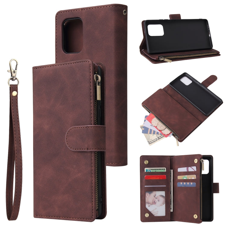 Multifunctional Horizontal Flip Leather Case, with Card Slot & Holder & Zipper Wallet & Photo Frame, For Samsung Galaxy S10 Lite, For Samsung Galaxy S20+, For Galaxy S20+, For Samsung Galaxy S20 Ultra, For Galaxy S20 Ultra, For Samsung Galaxy S20      ...