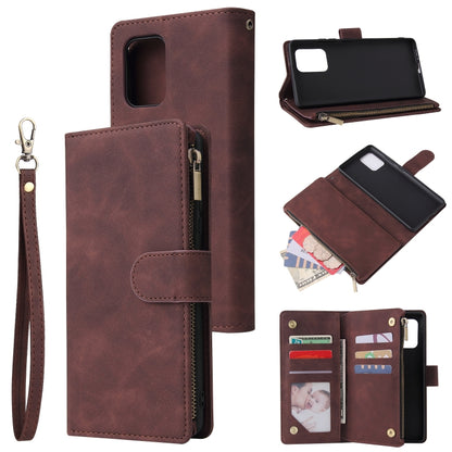Multifunctional Horizontal Flip Leather Case, with Card Slot & Holder & Zipper Wallet & Photo Frame, For Samsung Galaxy S10 Lite, For Samsung Galaxy S20+, For Galaxy S20+, For Samsung Galaxy S20 Ultra, For Galaxy S20 Ultra, For Samsung Galaxy S20      ...