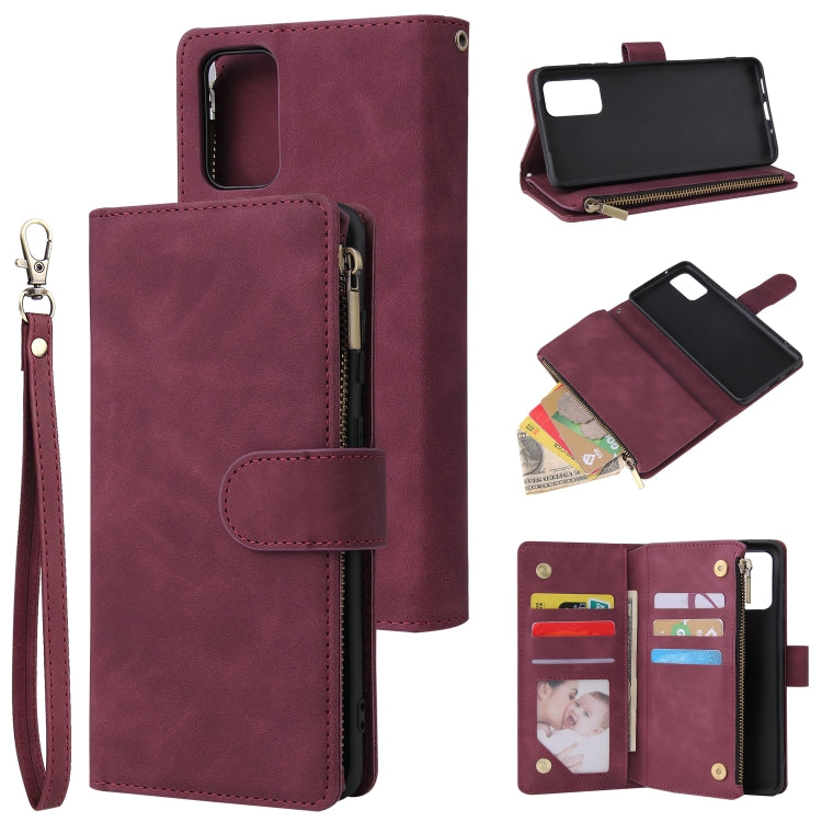 Multifunctional Horizontal Flip Leather Case, with Card Slot & Holder & Zipper Wallet & Photo Frame, For Samsung Galaxy S10 Lite, For Samsung Galaxy S20+, For Galaxy S20+, For Samsung Galaxy S20 Ultra, For Galaxy S20 Ultra, For Samsung Galaxy S20      ...