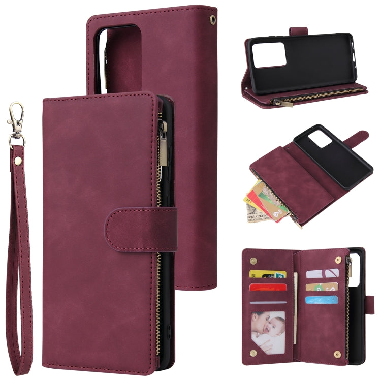 Multifunctional Horizontal Flip Leather Case, with Card Slot & Holder & Zipper Wallet & Photo Frame, For Samsung Galaxy S10 Lite, For Samsung Galaxy S20+, For Galaxy S20+, For Samsung Galaxy S20 Ultra, For Galaxy S20 Ultra, For Samsung Galaxy S20      ...