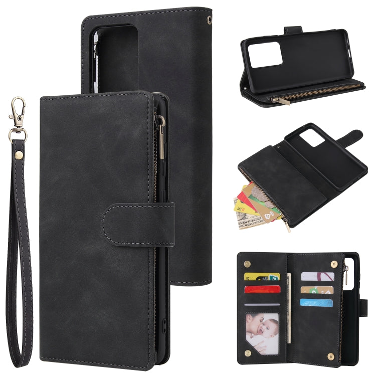 Multifunctional Horizontal Flip Leather Case, with Card Slot & Holder & Zipper Wallet & Photo Frame, For Samsung Galaxy S10 Lite, For Samsung Galaxy S20+, For Galaxy S20+, For Samsung Galaxy S20 Ultra, For Galaxy S20 Ultra, For Samsung Galaxy S20      ...