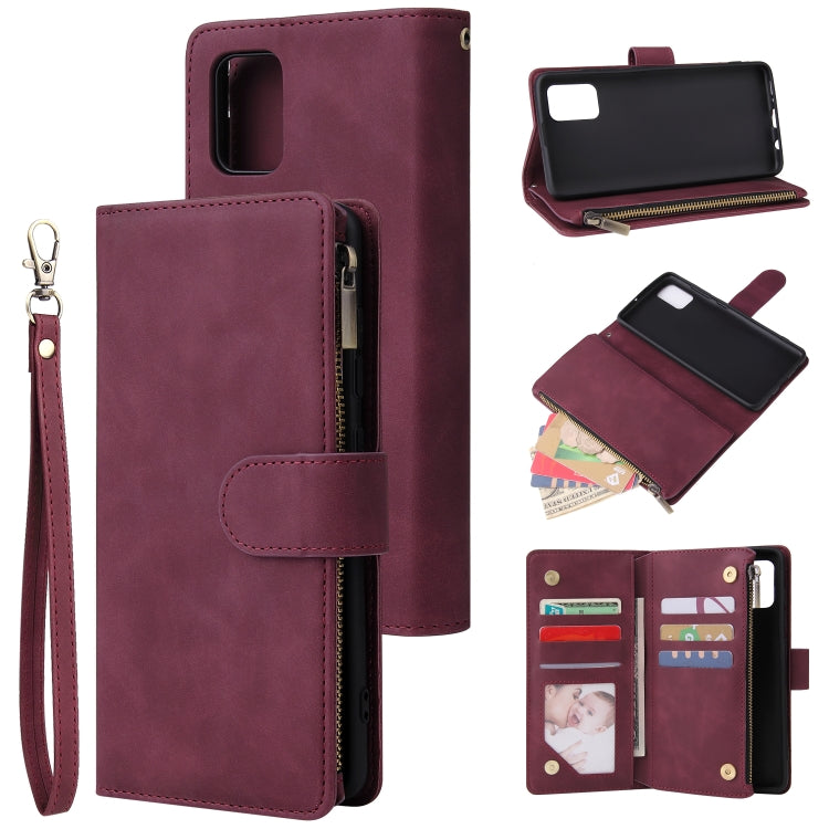 Multifunctional Horizontal Flip Leather Case, with Card Slot & Holder & Zipper Wallet & Photo Frame, For Samsung Galaxy S10 Lite, For Samsung Galaxy S20+, For Galaxy S20+, For Samsung Galaxy S20 Ultra, For Galaxy S20 Ultra, For Samsung Galaxy S20      ...