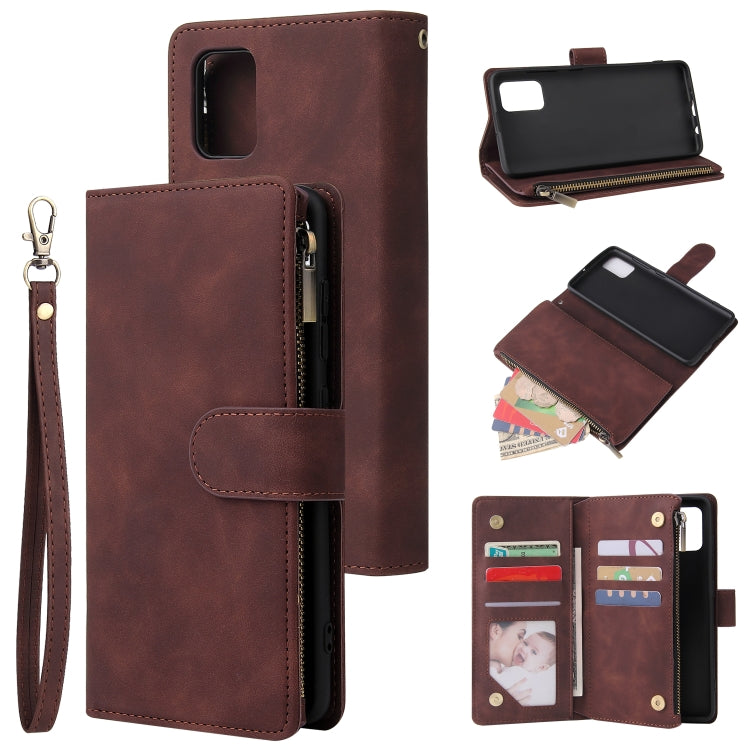 Multifunctional Horizontal Flip Leather Case, with Card Slot & Holder & Zipper Wallet & Photo Frame, For Samsung Galaxy S10 Lite, For Samsung Galaxy S20+, For Galaxy S20+, For Samsung Galaxy S20 Ultra, For Galaxy S20 Ultra, For Samsung Galaxy S20      ...