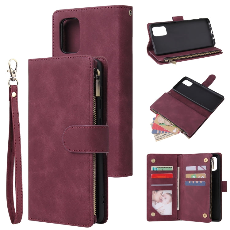 Multifunctional Horizontal Flip Leather Case, with Card Slot & Holder & Zipper Wallet & Photo Frame, For Samsung Galaxy A71, For Galaxy A71, For Samsung Galaxy A01, For Galaxy A01