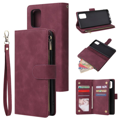 Multifunctional Horizontal Flip Leather Case, with Card Slot & Holder & Zipper Wallet & Photo Frame, For Samsung Galaxy A71, For Galaxy A71, For Samsung Galaxy A01, For Galaxy A01
