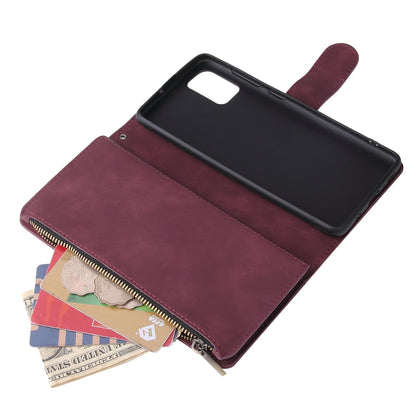 Multifunctional Horizontal Flip Leather Case, with Card Slot & Holder & Zipper Wallet & Photo Frame, For Samsung Galaxy A71, For Galaxy A71, For Samsung Galaxy A01, For Galaxy A01