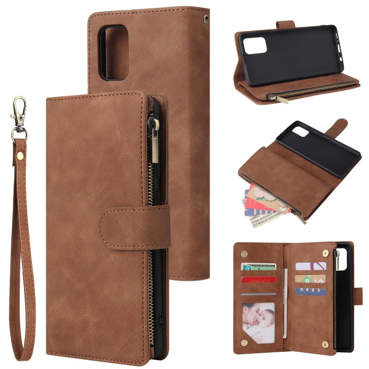 Multifunctional Horizontal Flip Leather Case, with Card Slot & Holder & Zipper Wallet & Photo Frame, For Samsung Galaxy A71, For Galaxy A71, For Samsung Galaxy A01, For Galaxy A01