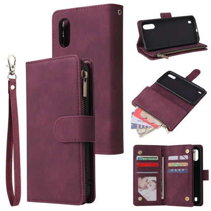 Multifunctional Horizontal Flip Leather Case, with Card Slot & Holder & Zipper Wallet & Photo Frame, For Samsung Galaxy A71, For Galaxy A71, For Samsung Galaxy A01, For Galaxy A01