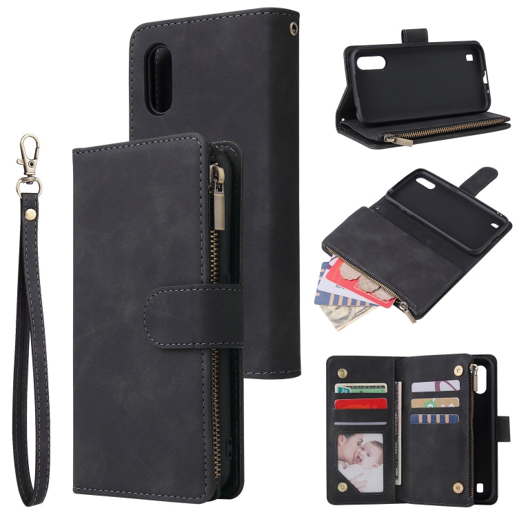Multifunctional Horizontal Flip Leather Case, with Card Slot & Holder & Zipper Wallet & Photo Frame, For Samsung Galaxy A71, For Galaxy A71, For Samsung Galaxy A01, For Galaxy A01