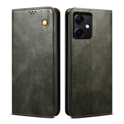 Oil Wax Crazy Horse Texture Leather Phone Case, For Xiaomi Redmi Note 12 China, For Xiaomi Redmi Note 12 Pro 5G China, For Xiaomi Redmi Note 12 Pro+ China
