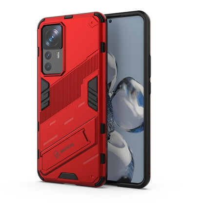 Punk Armor 2 in 1 PC + TPU Phone Case with Invisible Holder, For Xiaomi Redmi A1+, For Xiaomi 12T/12T Pro/Redmi K50 Ultra