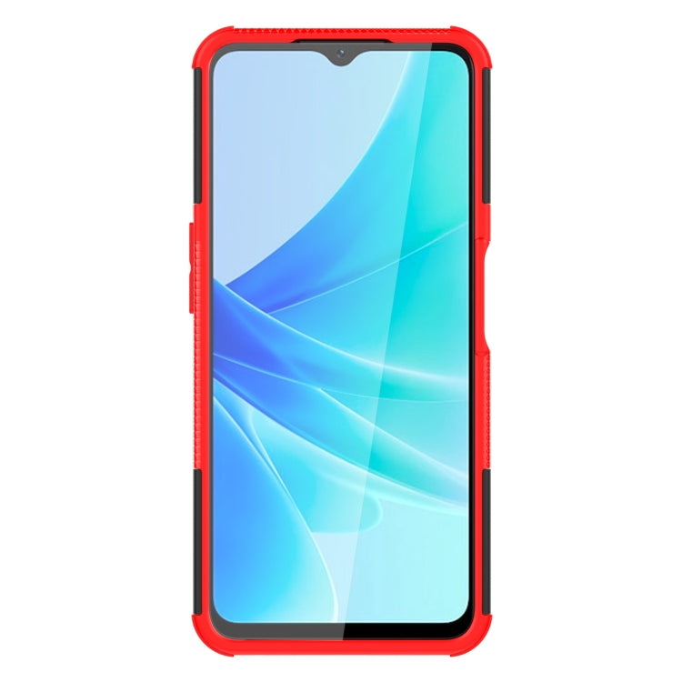 Tire Texture TPU + PC Phone Case with Holder, For OPPO A57 4G