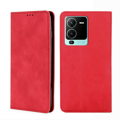 Skin Feel Magnetic Horizontal Flip Leather Phone Case, For Motorola Moto G72 4G, For vivo V25 Pro 5G, For Xiaomi Redmi Note 12 China, For Xiaomi Redmi Note 12 Pro 5G China, For Xiaomi Redmi Note 12 Pro+ China