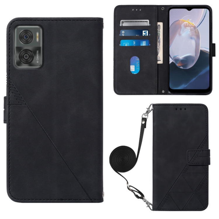 Crossbody 3D Embossed Flip Leather Phone Case, For Infinix Smart 6 Plus X6823, For Motorola Moto E22 4G / E22i 4G, For Motorola Moto Edge 30 Pro / Edge+ 2022, For Nokia C2 2ND Edition