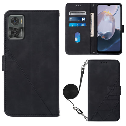 Crossbody 3D Embossed Flip Leather Phone Case, For Infinix Smart 6 Plus X6823, For Motorola Moto E22 4G / E22i 4G, For Motorola Moto Edge 30 Pro / Edge+ 2022, For Nokia C2 2ND Edition