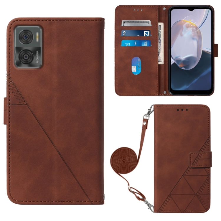 Crossbody 3D Embossed Flip Leather Phone Case, For Infinix Smart 6 Plus X6823, For Motorola Moto E22 4G / E22i 4G, For Motorola Moto Edge 30 Pro / Edge+ 2022, For Nokia C2 2ND Edition