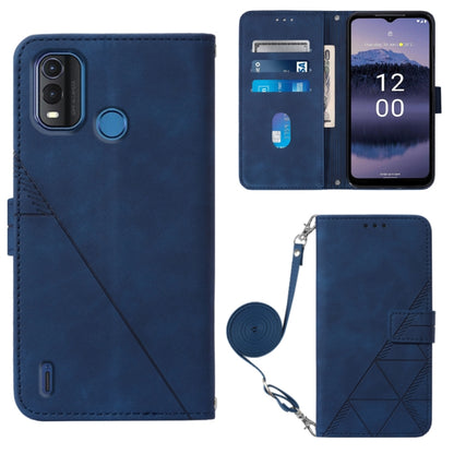 Crossbody 3D Embossed Flip Leather Phone Case, For Nokia G11 Plus, For Nokia G60 5G, For Nokia G100, For Nokia G400