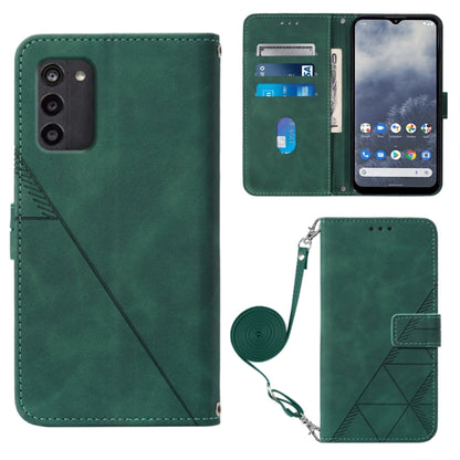 Crossbody 3D Embossed Flip Leather Phone Case, For Nokia G11 Plus, For Nokia G60 5G, For Nokia G100, For Nokia G400