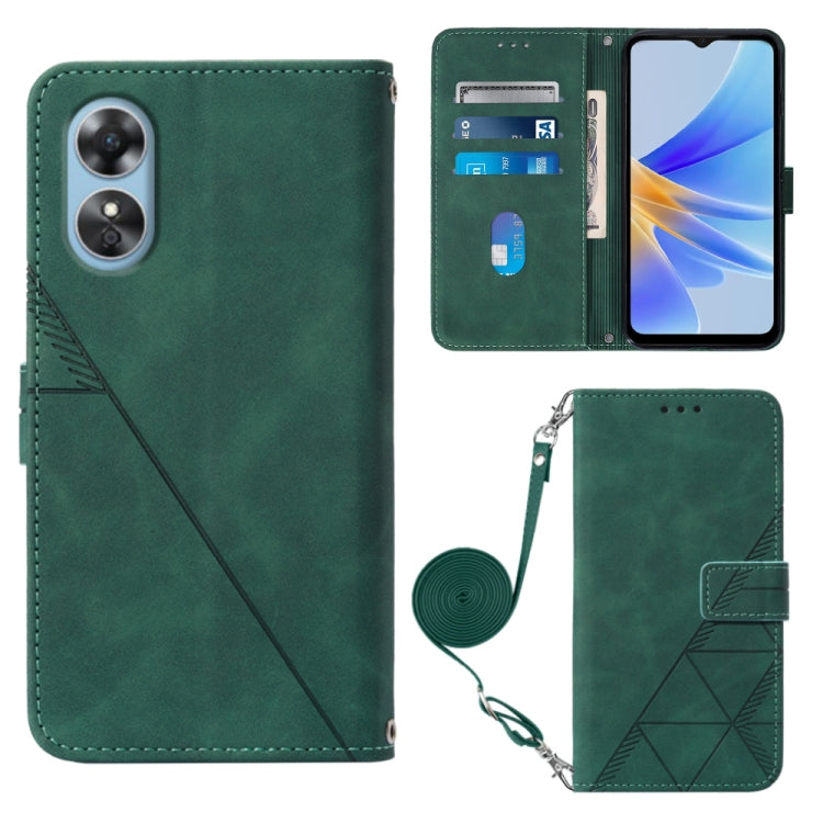Crossbody 3D Embossed Flip Leather Phone Case, For OPPO A17 4G, For OPPO A55S 5G CPH2309 JP Edition, For OPPO Reno7 A JP Edition, For Sony Xperia 5 IV