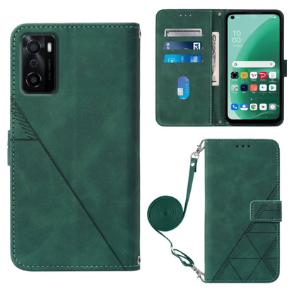 Crossbody 3D Embossed Flip Leather Phone Case, For OPPO A17 4G, For OPPO A55S 5G CPH2309 JP Edition, For OPPO Reno7 A JP Edition, For Sony Xperia 5 IV