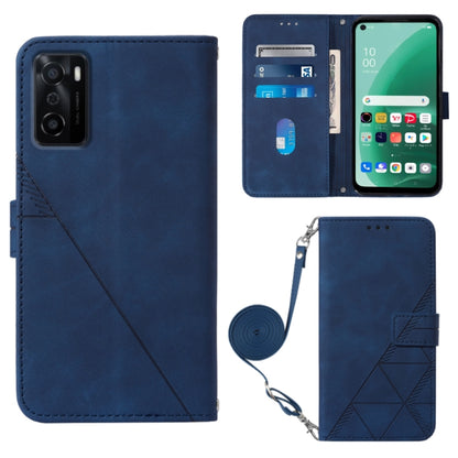 Crossbody 3D Embossed Flip Leather Phone Case, For OPPO A17 4G, For OPPO A55S 5G CPH2309 JP Edition, For OPPO Reno7 A JP Edition, For Sony Xperia 5 IV