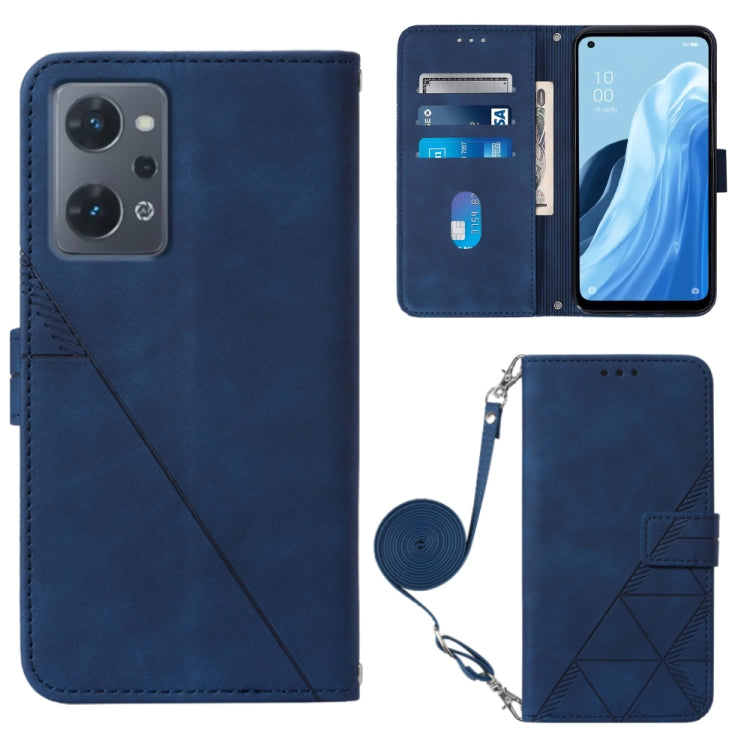 Crossbody 3D Embossed Flip Leather Phone Case, For OPPO A17 4G, For OPPO A55S 5G CPH2309 JP Edition, For OPPO Reno7 A JP Edition, For Sony Xperia 5 IV