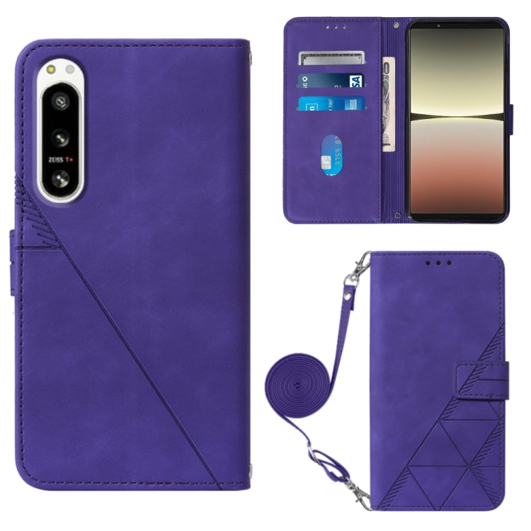 Crossbody 3D Embossed Flip Leather Phone Case, For OPPO A17 4G, For OPPO A55S 5G CPH2309 JP Edition, For OPPO Reno7 A JP Edition, For Sony Xperia 5 IV