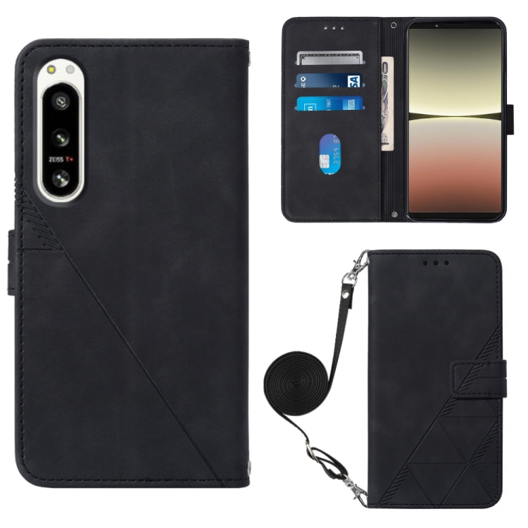 Crossbody 3D Embossed Flip Leather Phone Case, For OPPO A17 4G, For OPPO A55S 5G CPH2309 JP Edition, For OPPO Reno7 A JP Edition, For Sony Xperia 5 IV