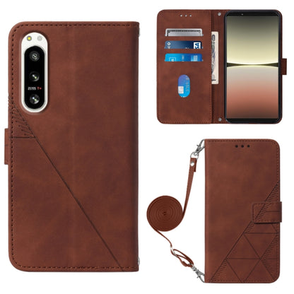 Crossbody 3D Embossed Flip Leather Phone Case, For OPPO A17 4G, For OPPO A55S 5G CPH2309 JP Edition, For OPPO Reno7 A JP Edition, For Sony Xperia 5 IV