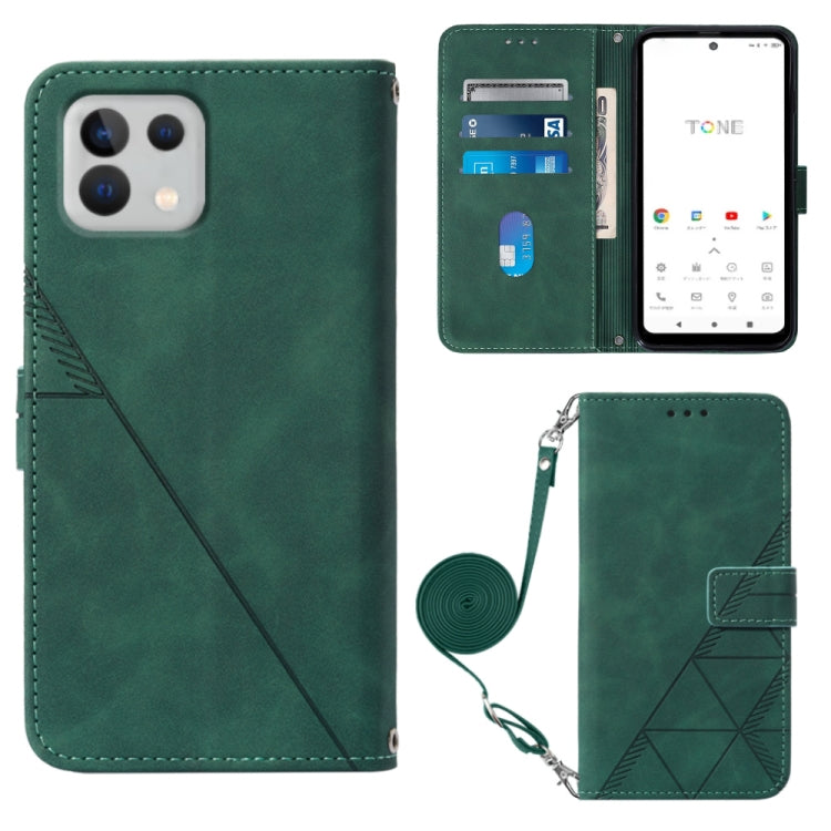 Crossbody 3D Embossed Flip Leather Phone Case, For T-Mobile Revvl 6 5G, For T-Mobile Revvl 6 Pro 5G, For Tone E22, For Samsung Galaxy A14 5G