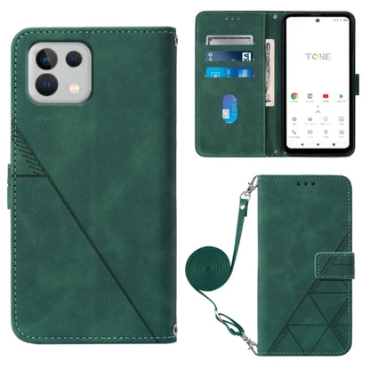 Crossbody 3D Embossed Flip Leather Phone Case, For T-Mobile Revvl 6 5G, For T-Mobile Revvl 6 Pro 5G, For Tone E22, For Samsung Galaxy A14 5G