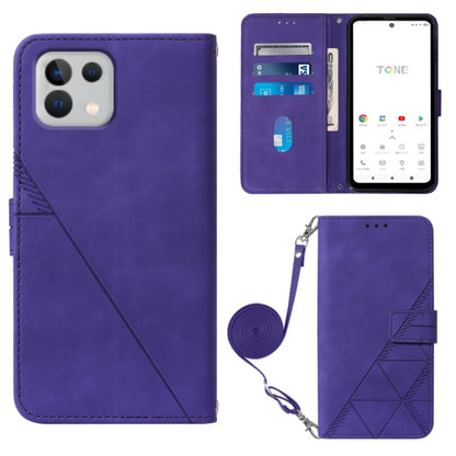 Crossbody 3D Embossed Flip Leather Phone Case, For T-Mobile Revvl 6 5G, For T-Mobile Revvl 6 Pro 5G, For Tone E22, For Samsung Galaxy A14 5G