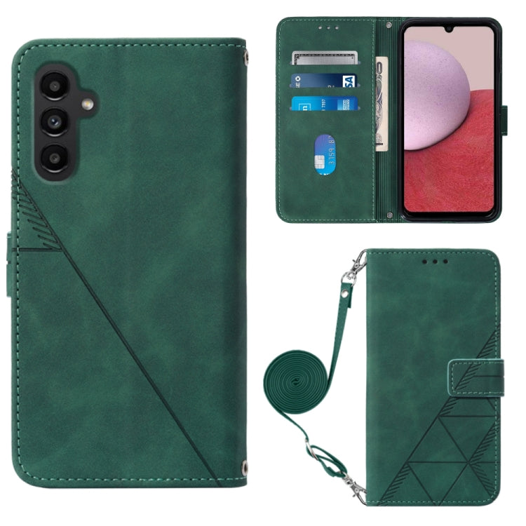 Crossbody 3D Embossed Flip Leather Phone Case, For T-Mobile Revvl 6 5G, For T-Mobile Revvl 6 Pro 5G, For Tone E22, For Samsung Galaxy A14 5G