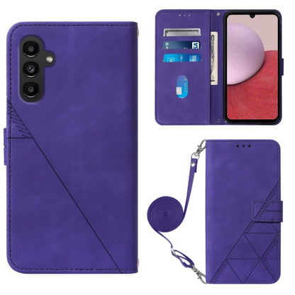 Crossbody 3D Embossed Flip Leather Phone Case, For T-Mobile Revvl 6 5G, For T-Mobile Revvl 6 Pro 5G, For Tone E22, For Samsung Galaxy A14 5G