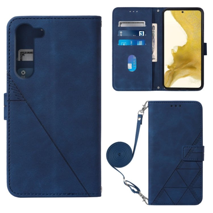 Crossbody 3D Embossed Flip Leather Phone Case, For Samsung Galaxy S23 5G, For Samsung Galaxy S23+ 5G, For Samsung Galaxy S23 Ultra 5G, For Xiaomi Redmi A1