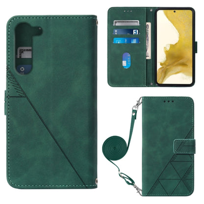 Crossbody 3D Embossed Flip Leather Phone Case, For Samsung Galaxy S23 5G, For Samsung Galaxy S23+ 5G, For Samsung Galaxy S23 Ultra 5G, For Xiaomi Redmi A1