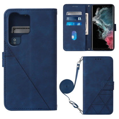 Crossbody 3D Embossed Flip Leather Phone Case, For Samsung Galaxy S23 5G, For Samsung Galaxy S23+ 5G, For Samsung Galaxy S23 Ultra 5G, For Xiaomi Redmi A1