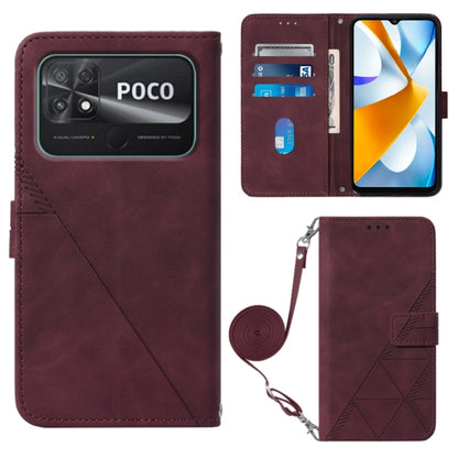 Crossbody 3D Embossed Flip Leather Phone Case, For Xiaomi Poco C40 Global, For Xiaomi 12 Ultra / 12S Ultra, For Xiaomi 12T / 12T Pro / Redmi K50 Ultra