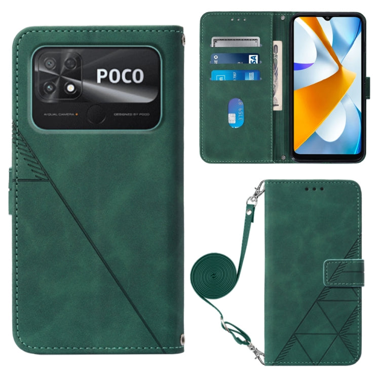 Crossbody 3D Embossed Flip Leather Phone Case, For Xiaomi Poco C40 Global, For Xiaomi 12 Ultra / 12S Ultra, For Xiaomi 12T / 12T Pro / Redmi K50 Ultra