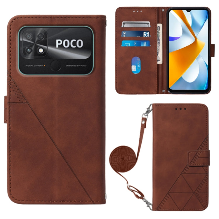 Crossbody 3D Embossed Flip Leather Phone Case, For Xiaomi Poco C40 Global, For Xiaomi 12 Ultra / 12S Ultra, For Xiaomi 12T / 12T Pro / Redmi K50 Ultra