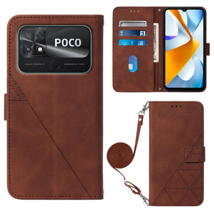 Crossbody 3D Embossed Flip Leather Phone Case, For Xiaomi Poco C40 Global, For Xiaomi 12 Ultra / 12S Ultra, For Xiaomi 12T / 12T Pro / Redmi K50 Ultra