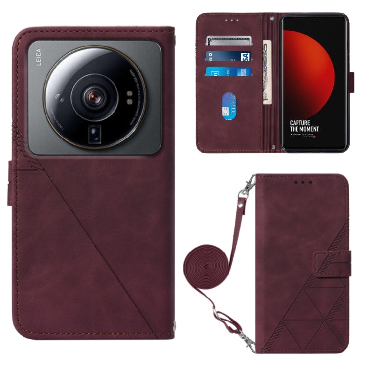 Crossbody 3D Embossed Flip Leather Phone Case, For Xiaomi Poco C40 Global, For Xiaomi 12 Ultra / 12S Ultra, For Xiaomi 12T / 12T Pro / Redmi K50 Ultra