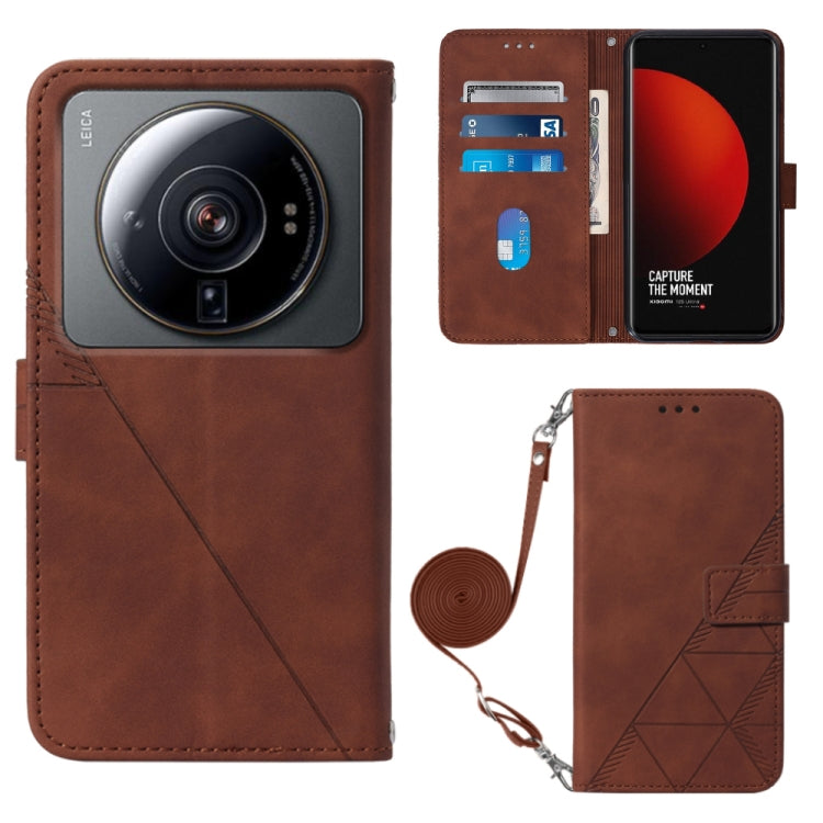 Crossbody 3D Embossed Flip Leather Phone Case, For Xiaomi Poco C40 Global, For Xiaomi 12 Ultra / 12S Ultra, For Xiaomi 12T / 12T Pro / Redmi K50 Ultra