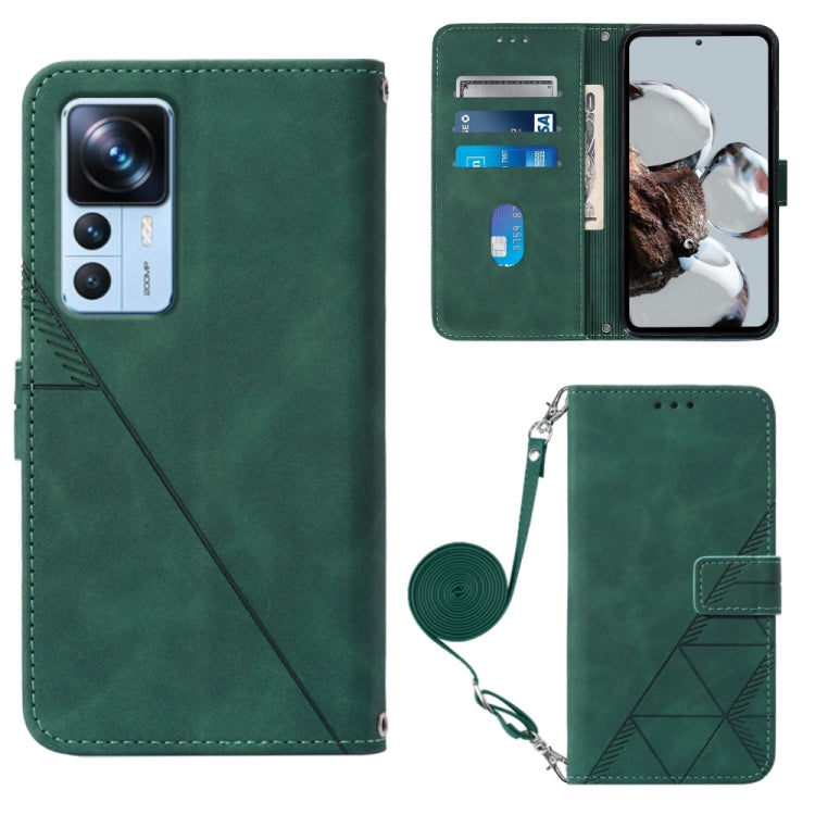 Crossbody 3D Embossed Flip Leather Phone Case, For Xiaomi Poco C40 Global, For Xiaomi 12 Ultra / 12S Ultra, For Xiaomi 12T / 12T Pro / Redmi K50 Ultra
