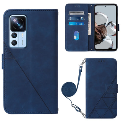Crossbody 3D Embossed Flip Leather Phone Case, For Xiaomi Poco C40 Global, For Xiaomi 12 Ultra / 12S Ultra, For Xiaomi 12T / 12T Pro / Redmi K50 Ultra