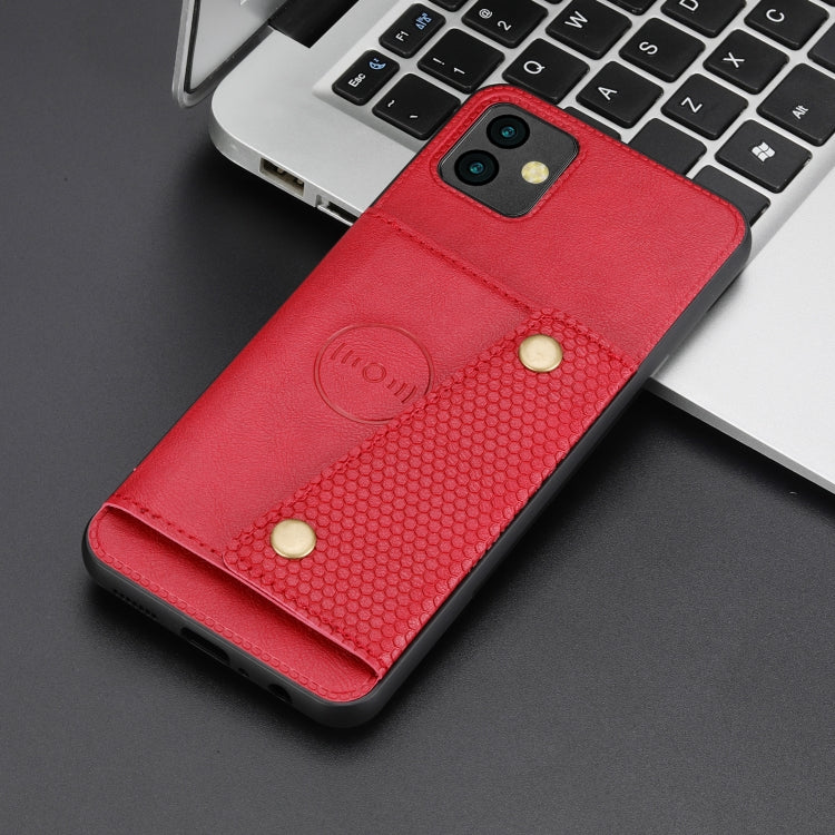 Double Buckle Card Slots Magnetic Phone Case, For OPPO A17, For Samsung Galaxy A04, For Xiaomi 12T Pro